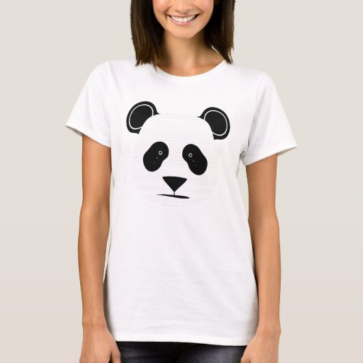 T-shirt panda triste (Devant)