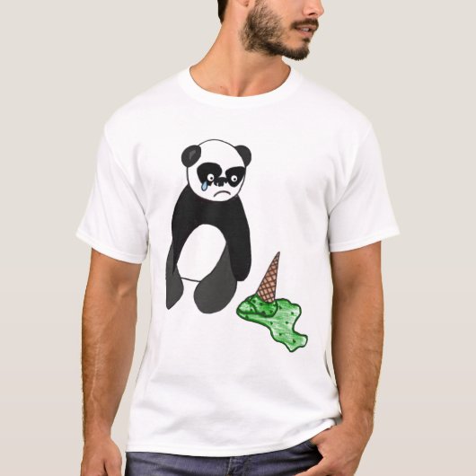 T-shirt Panda triste (Devant)