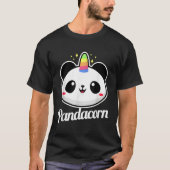 T-shirt Panda Unicorn Animal Pandacorn (Devant)