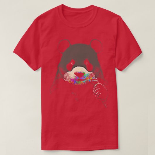 T-shirt Panda Unicorn (ML) (Design devant)
