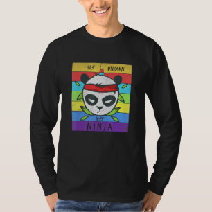 T-shirt Panda Unicorn Ninja 95 Ninja