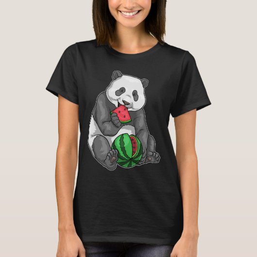 T-shirt Panda Watermelon (Devant)
