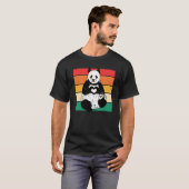 T-shirt Panda  Zookeeper Zookeeping Retro Panda (Devant entier)
