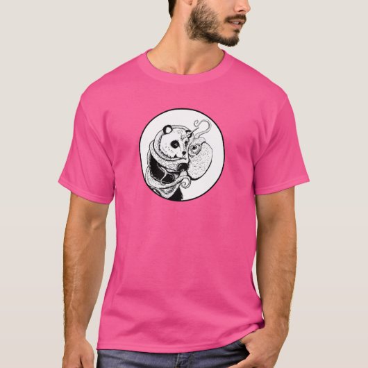 T-shirt Pandacorn and Octopus entangled together (Devant)