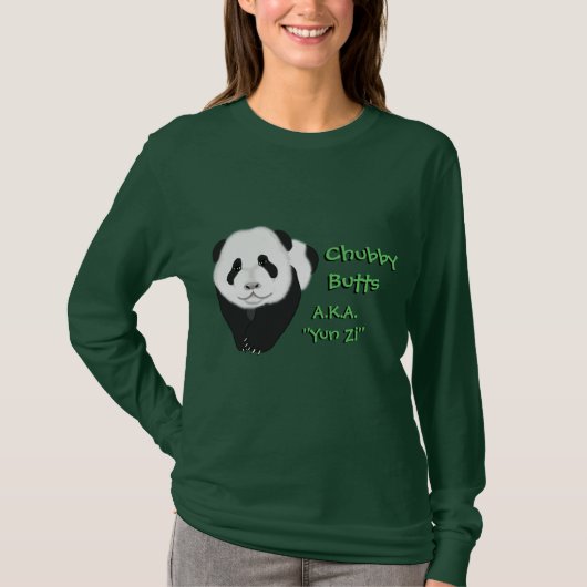 T-shirt pandacub, ChubbyButts, ChubbyButts, A.K.A."… (Devant)