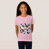T-Shirt Pandas dans la jungle (Devant entier)