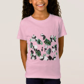 T-Shirt Pandas dans la jungle (Devant)