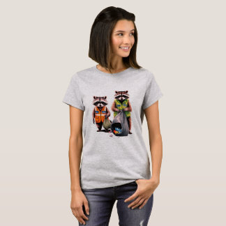 T-shirt Pandas d'ordures : Dynamic Duo