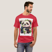 T-shirt Panda's Favorite Snack (Devant entier)
