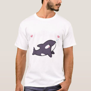 T-shirt Pandas Orca Cute De La Mer Drôle