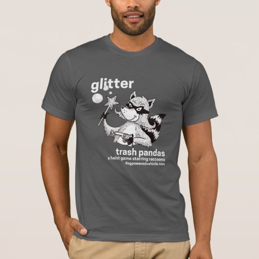 T-shirt Pandas RPG de déchets : Parties scintillantes, les (Devant)