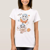 T-shirt Pandas Space (Devant)