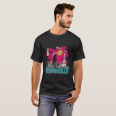 T-shirt Pandazilla rouge Panda Ours rouge Panzilla Japon C (Devant entier)