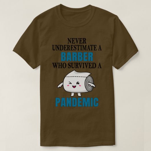 T-shirt Pandémie de barbier (Design devant)