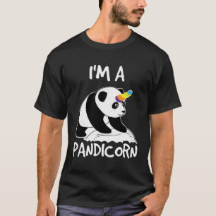 T-shirt Pandicorn Panda Unicorn Funny Rainbow Panda cadeau