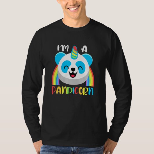 T-shirt PANDICORN - Un Panda Et Une Unicorne - Enfants (Devant)
