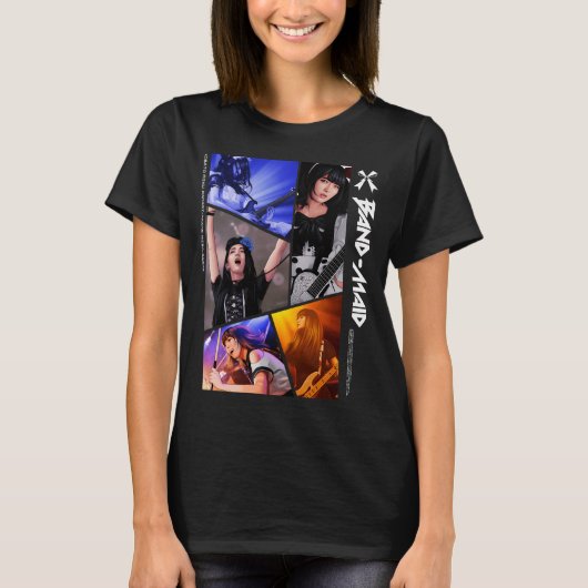 T-SHIRT PANEL BAND MAID (Devant)