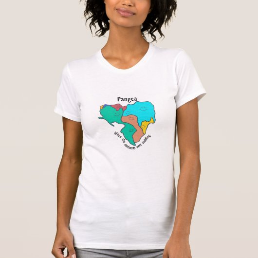 T-shirt Pangea Continents Cuddin Multicolor (Devant)