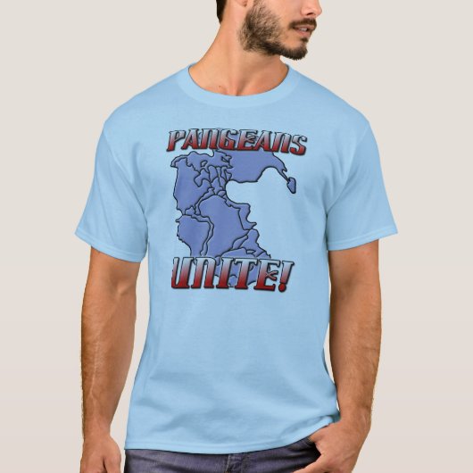T-shirt Pangea Unite Geography (Devant)