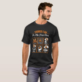 T-shirt Pangolin Ce que je fais pendant mon temps libre Pa (Devant entier)