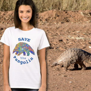 T-shirt Pangolin Cute Espèce en voie de disparition Activi