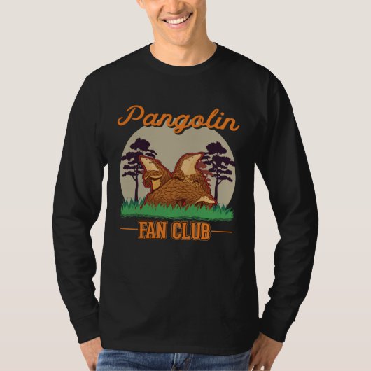T-shirt Pangolin Fan Club Pangolin (Devant)