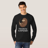 T-shirt Pangolin Pangolins Nap Sommeil dormant Pyjama nuit (Devant entier)