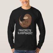 T-shirt Pangolin Pangolins Nap Sommeil dormant Pyjama nuit (Devant)