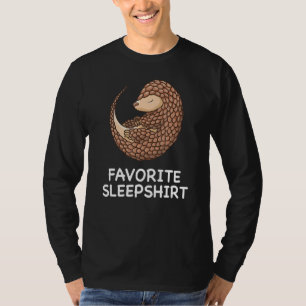 T-shirt Pangolin Pangolins Nap Sommeil dormant Pyjama nuit
