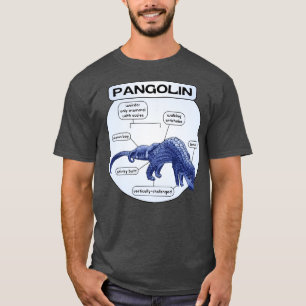 T-shirt Pangoline contestée verticalement
