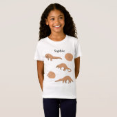 T-Shirt Pangolins (Devant entier)