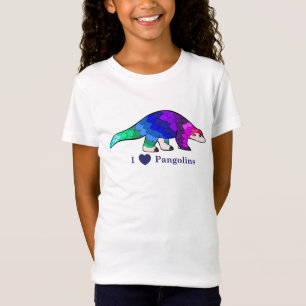 T-Shirt Pangolins du coeur mignons