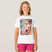 T-shirt Panic Waves peinture à l'huile (Devant entier)