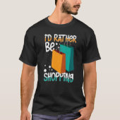 T-shirt Panier Citations Shopper Blagues (Devant)
