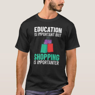 T-shirt Panier Citations Shopper Blagues