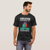 T-shirt Panier Citations Shopper Blagues (Devant entier)