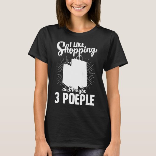 T-shirt Panier Citations Shopper Blagues 1 (Devant)