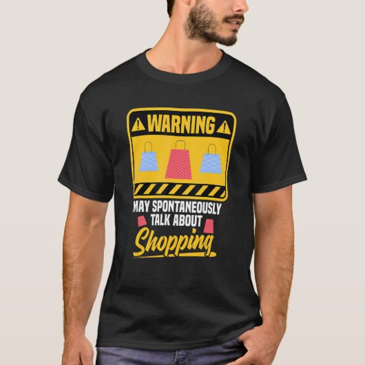 T-shirt Panier Citations Shopper Blagues 1 (Devant)
