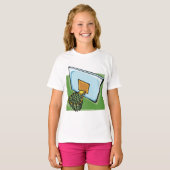 T-shirt Panier De Basketball Sports Backboard Et Net (Devant entier)