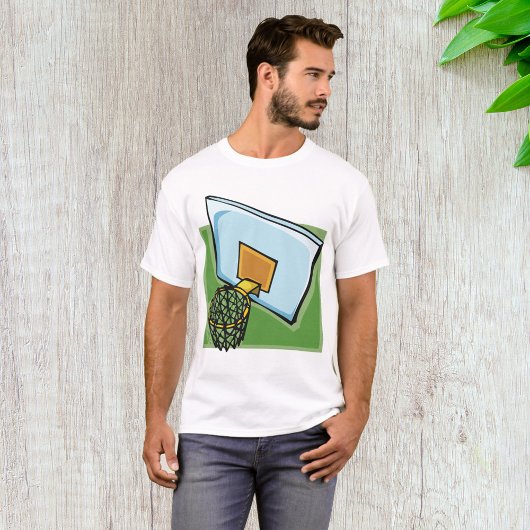 T-shirt Panier De Basketball Sports Backboard Et Net