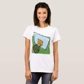 T-shirt Panier De Basketball Sports Backboard Et Net (Devant entier)