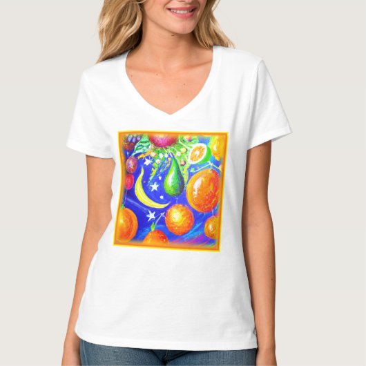 T-shirt Panier de fruits Starlit. Commandez dès maintenant (Devant)
