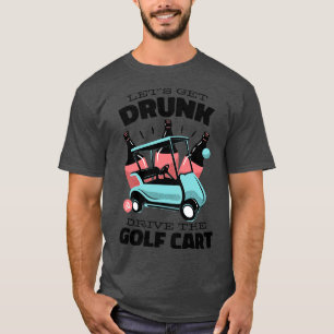 T-shirt Panier de golf Conduite ivre