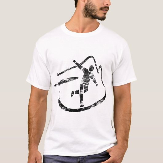 T-shirt Panier de golf Disque Éléments d'art simples Disqu (Devant)