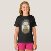 T-shirt Panier de Pâques de hérisson (Devant entier)