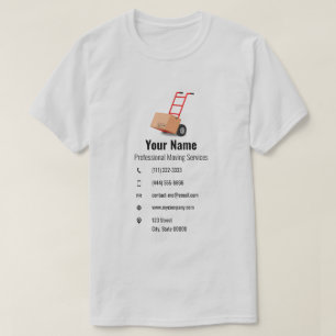 T-shirt Panier de services mobiles personnalisable