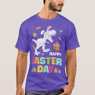 T-shirt Panier d'oeufs Bunny T Re Dinosaur Joyeux jour de