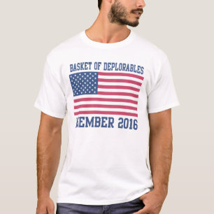 T-shirt Panier patriotique du membre déplorable 2016