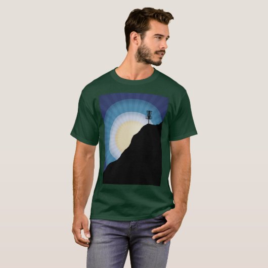 T-shirt Panier sur une montagne (Devant entier)