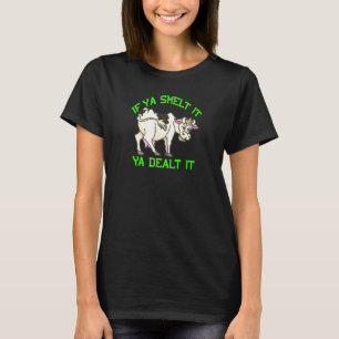 T-shirt Panier Vache Farting Si Ya L'A Fondu Vous L'Avez T